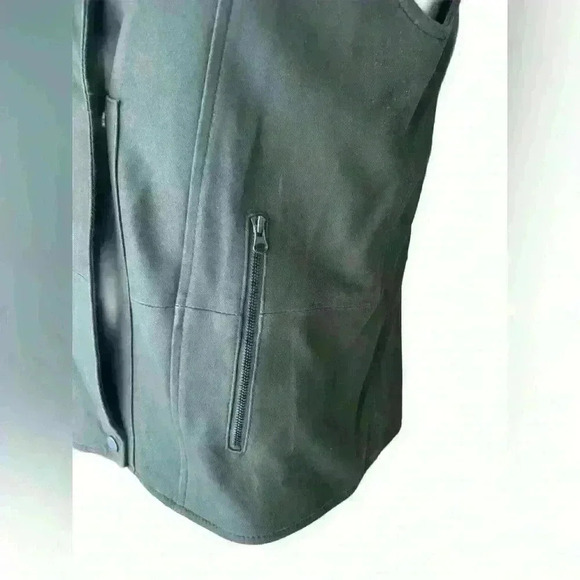 Vince Brown  Leather Vest, Size M - Picture 6 of 12